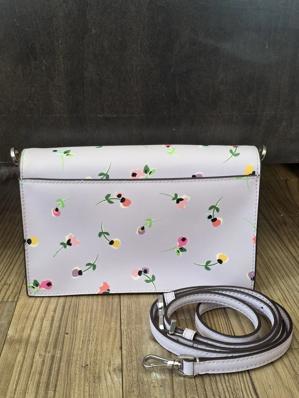 kate spade Lilac Floral Crossbody Bag